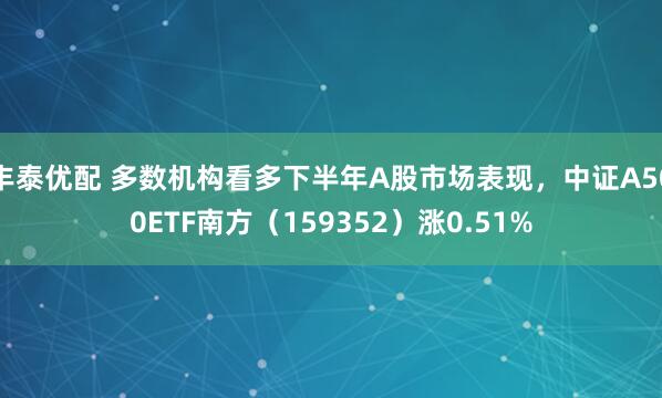 丰泰优配 多数机构看多下半年A股市场表现，中证A500ETF南方（159352）涨0.51%
