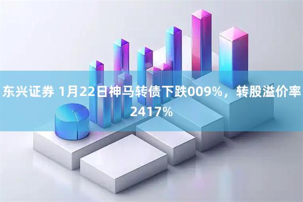 东兴证券 1月22日神马转债下跌009%，转股溢价率2417%